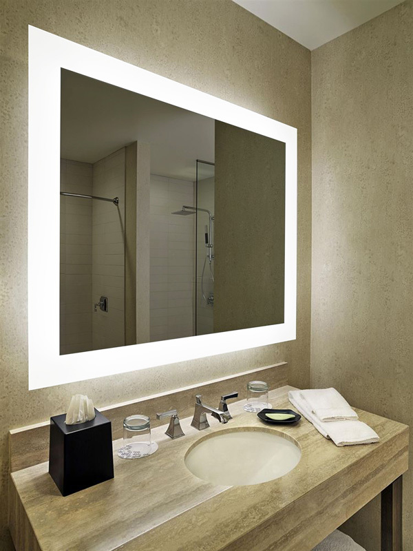 Espejos con luz y de aumento elegantes y funcionales - Construdeco Norte  S.L.