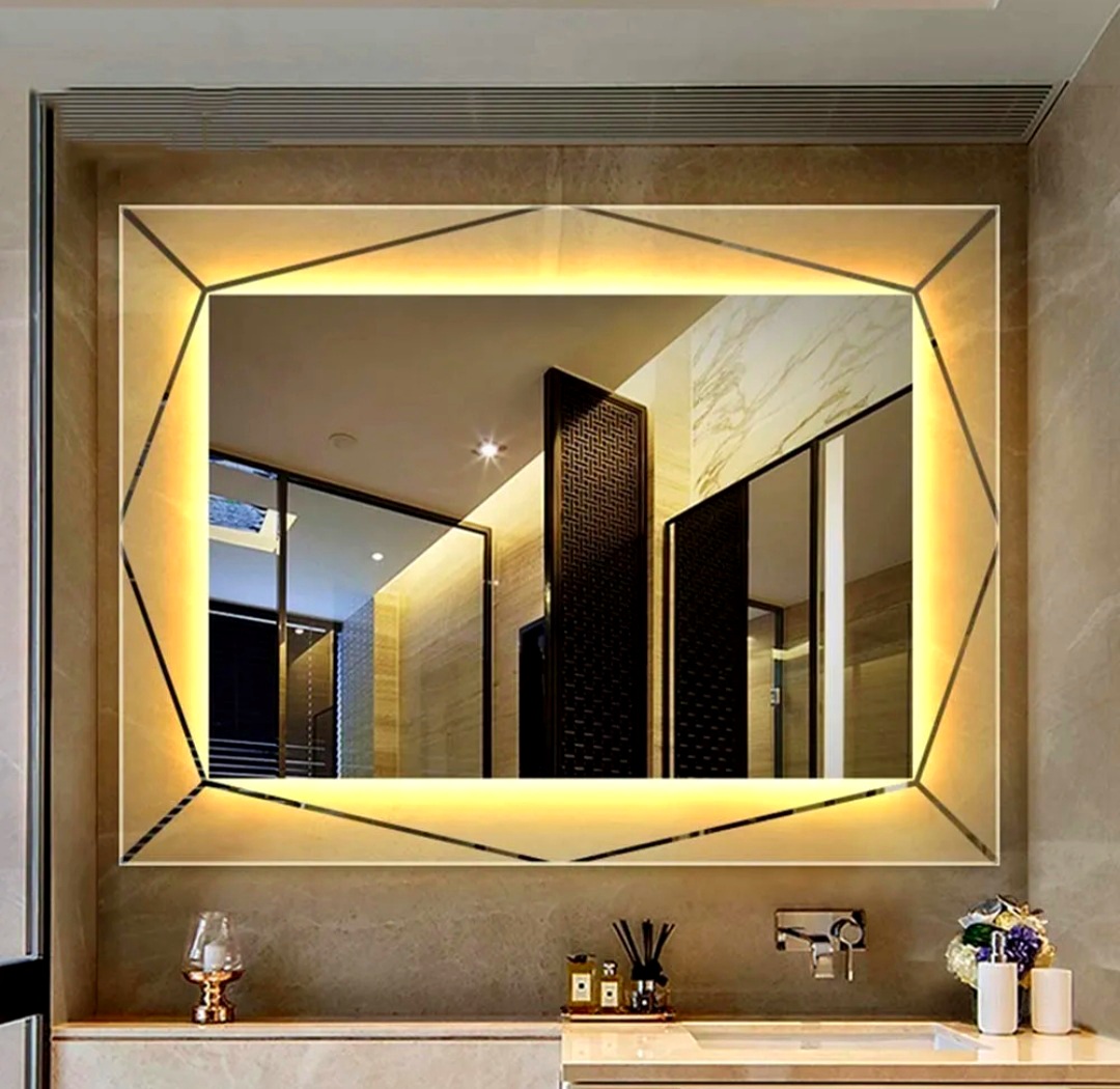 Espejo con Luz Led Integrada Mod Diamante